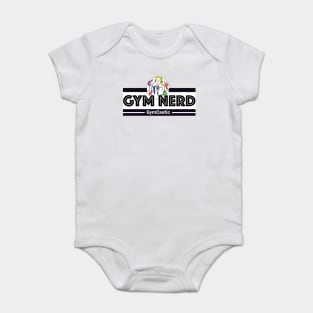 Gym Nerd (black) Baby Bodysuit